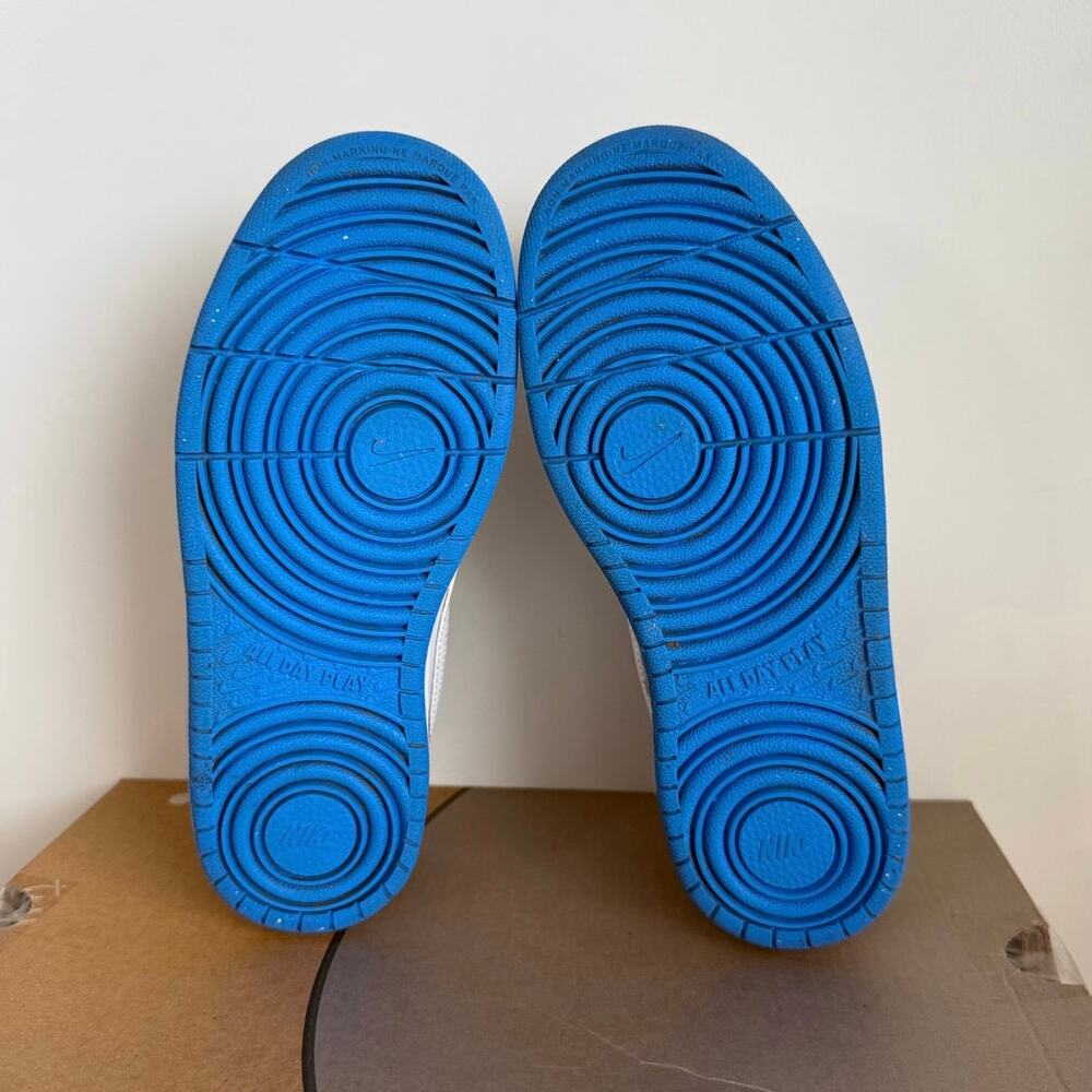 Nike Court Borough Low 2 SE 'Photo Blue' Kids Sneakers - SZ 3.5 Y - Picture 11 of 12